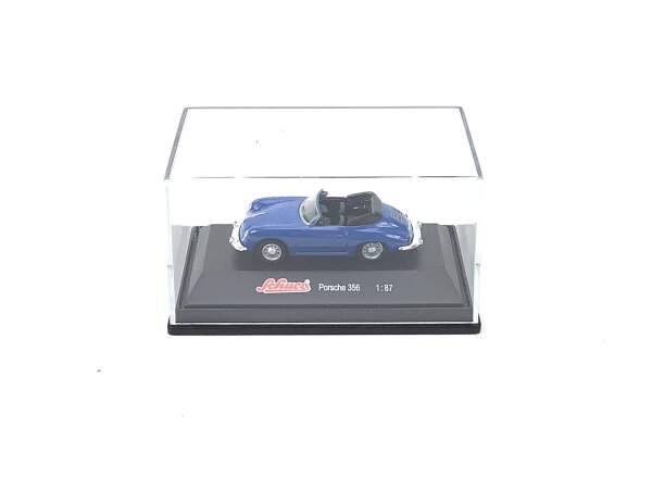 Schuco H0 Modellauto PKW Porsche 356 Cabrio blau 1:87