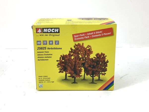 Noch H0 TT N 25625 Bepflanzung Herbstbäume 5 Stück