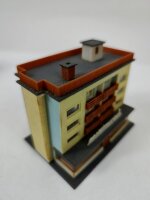 Faller N 2291 Gebäude Wohnhaus Stadthaus mit Ladenzeile Restaurant