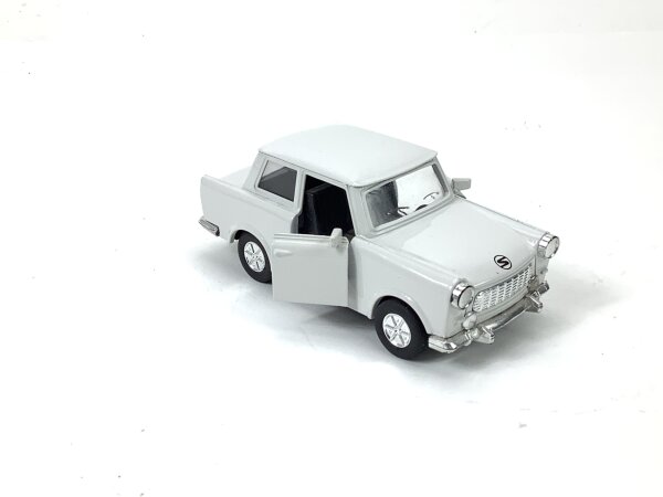Sunstar SS 4725 Modellauto Trabant 1989 altweiß mit Aufzugmotor 1:38