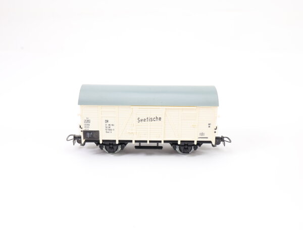 Piko H0 5/6448/010 gedeckter Güterwagen Kühlwagen "Seefische"  112 8404-3 DR