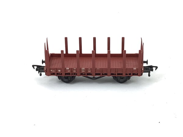 Fleischmann H0 5014 offener Güterwagen Rungenwagen R20 409 234 braun DB