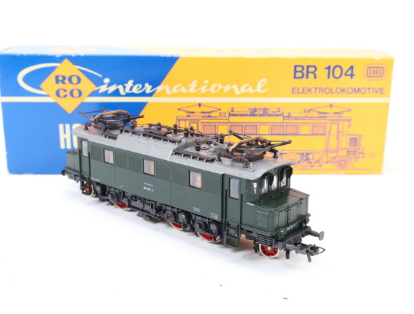 Roco H0 04144S Elektrolok E-Lok grün BR 104 020-3 DB / NEM OVP