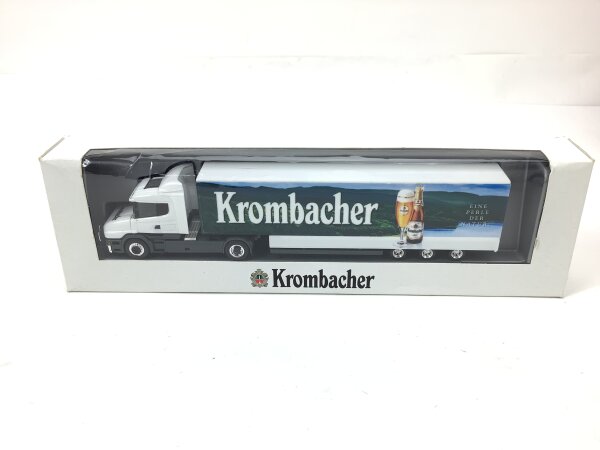 Herpa H0 Modellauto LKW MAN TGA Sattelzug Scania T 124 L 420"Krombacher" 1:87
