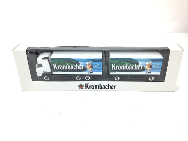 Herpa H0 Modellauto LKW Volvo FH 12 Kofferhängerzug "Krombacher" 1:87