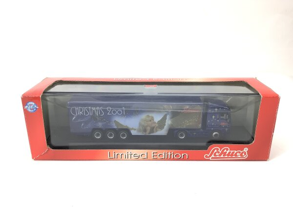 Schuco H0 22621 Modellauto LKW MAN TG-A Koffersattelzug Christmas 2001 1:87