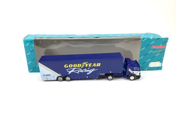 Albedo H0 220009 Modellauto LKW Mercedes SK Sattelzug "Goodyear Racing" 1:87