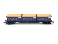 Roco H0 4363 Güterwagen Containerwagen DB "Danzas" / NEM