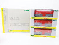 Trix H0 24907 Güterwagen-Set 3.tlg. Freight Car Set...