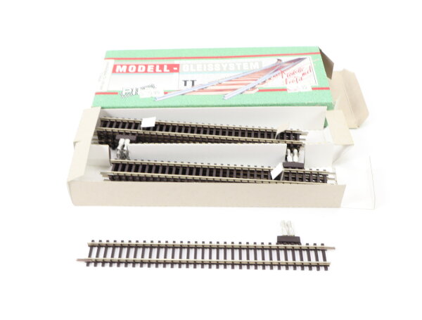 Pilz TT 83140 10x Modellgleis Anschlussgleis gerade G1 166 mm Vollprofil / OVP