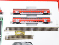 Fleischmann N 9369 Startset 17tlg "Regionalexpress" m. Gleisen + Trafo / Digital