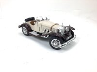 Bburago Modellauto PKW Mercedes-Benz SSK 1928 beige/braun 1:18
