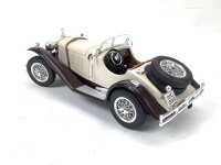 Bburago Modellauto PKW Mercedes-Benz SSK 1928 beige/braun 1:18