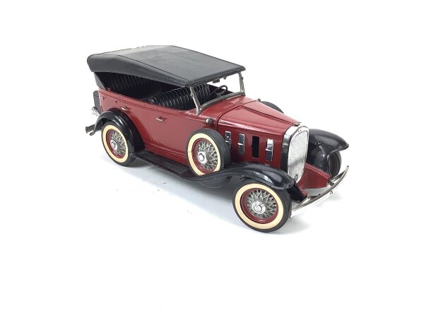 Hubley US Modellauto 862K PKW Oldtimer Chevrolet? Roadster rot/schwarz