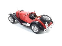 Bburago Modellauto PKW Mercedes-Benz SSK 1928 rot/schwarz  1:18