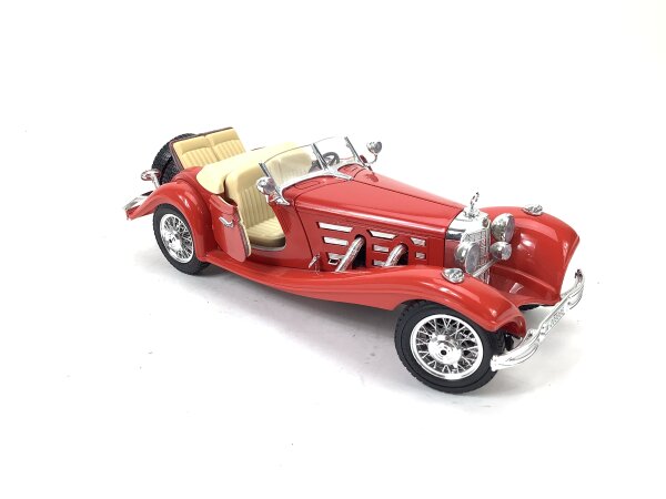 Bburago Modellauto PKW Mercedes-Benz 500 K Roadster von 1936 rot 1:20