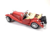 Bburago Modellauto PKW Mercedes-Benz 500 K Roadster von 1936 rot 1:20