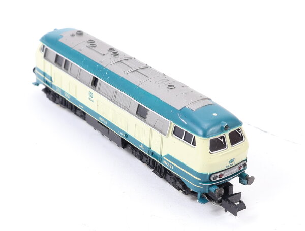 Arnold N 2054 Diesellok ozeanblau-beige BR 218 216-0 DB / Simplex