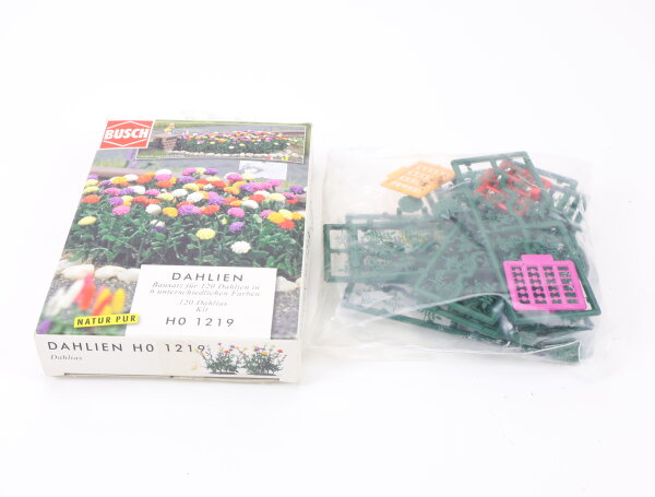 Busch H0 1219 Landschaftsbau Blumen Dahlien