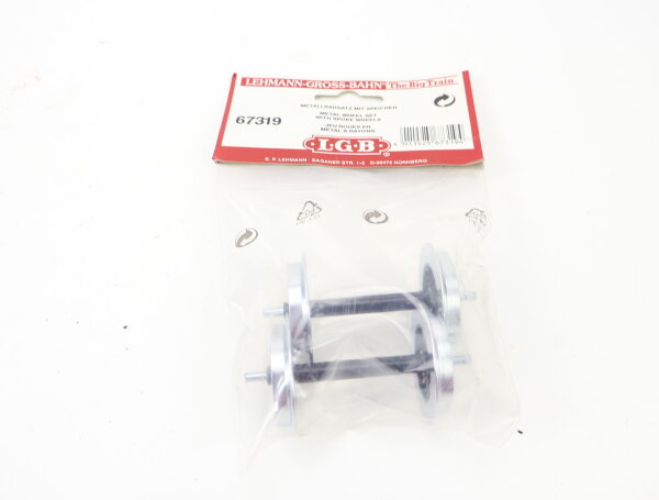 LGB Spur G 67319 Metall-Speichenradsatz, 2St. OVP