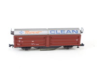 Roco N 25093 Güterwagen Schienenreinigungswagen "Roco Clean" 374 190 Klmmgks DB