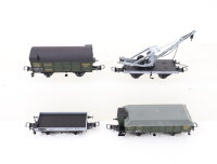 Trix H0 21250 Güterwagen-Set 4-tlg. "Zum Torftransport" K.Bay.Sts.B. / NEM OVP