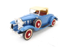 Hubley US Modellauto 862K PKW Oldtimer Roadster blau/weiß 1932