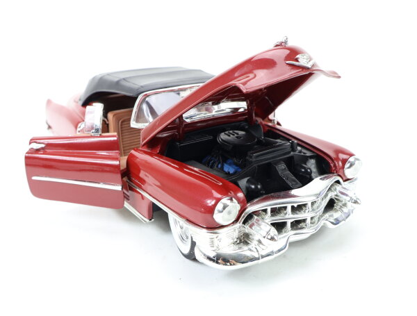 Anson Modellauto PKW Cadillac Eldorado 1953 dunkelrot / Metall 1:18