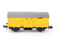 Ibertren N gedeckter Güterwagen gelb Afecto 1003