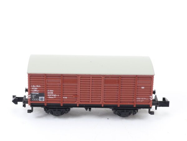 Minitrix N 13253 3253 gedeckter Güterwagen braun 112 3 141-1 DB 1:160