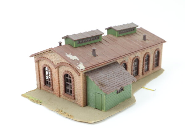 Faller N 222116 Gebäude Lokschuppen 2-ständig / Licht