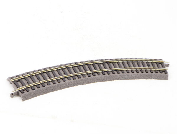 Piko H0 55412 1x A-Gleis gebogen mit Bettung R2 / 422 mm