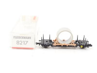 Fleischmann N 8217 Güterwagen Tiefladewagen mit...