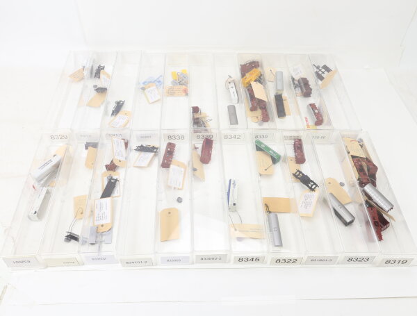 E1641 Fleischmann N Prototyp Handmuster Gehäuse Güterwagen großes Konvolut