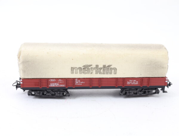 Märklin H0 4475 Güterwagen Niederbordwagen Planenwagen 398 0 247-4 Rlmms DB