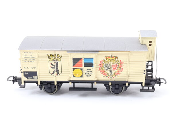Fleischmann H0 gedeckter Güterwagen "750 Jahre Berlin 1987"
