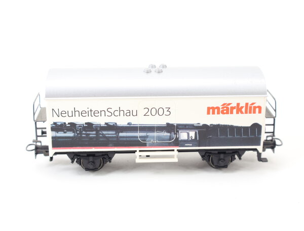 Märklin H0 gedeckter Güterwagen Kühlwagen "NeuheitenSchau 2003"
