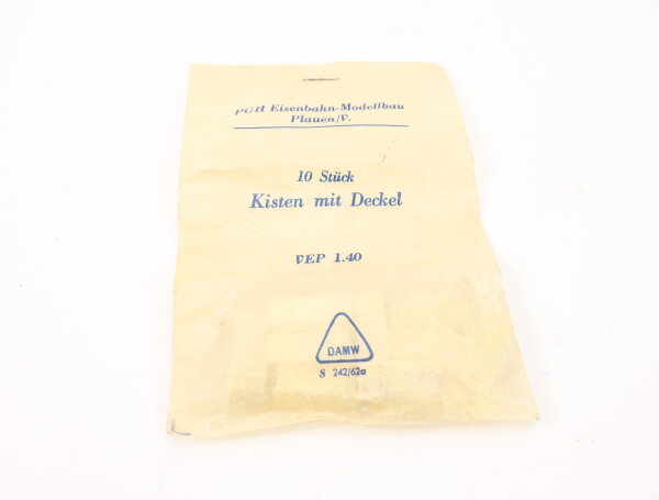 PGH Ausschmückung Kisten mit Deckel 10 Stück OVP