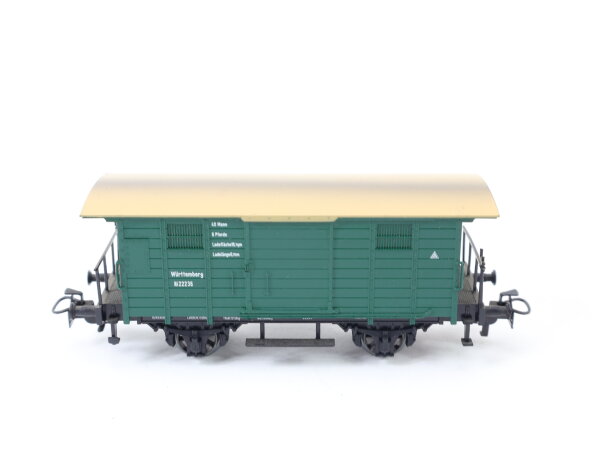 Märklin H0 4685 gedeckter Güterwagen grün Ni22236 Würtemberg K.W.St.E.