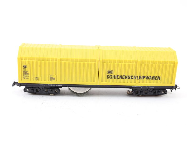 LUX H0 9130 Schienenschleifwagen 9091-88-35 DB / AC NEM