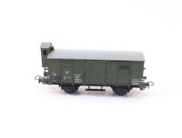 Piko H0 5/6438/015 gedeckter Güterwagen mit Bremserhaus grün 75-34-67 [05] DR