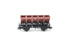 Märklin H0 46355 Güterwagen Muldenkippwagen 605 795 Ommi 51 braun 1:87