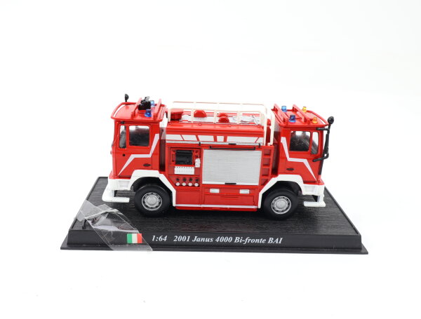 Del Prado Modellauto Feuerwehr Janus 4000 Bi-fronte 2001 BAI / 1:64