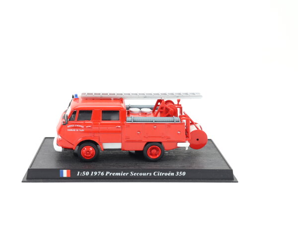 Del Prado Modellauto Feuerwehr Premier Secours Citroen 350 1976 / 1:50