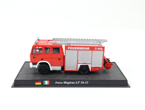 Del Prado Modellauto Feuerwehr Iveco Magirus LF 16-12 Italien Deutschland / 1:72