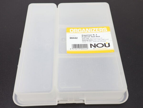 Nou Kleinteilemagazin Sortierkasten Kleinteilebox Kunststoff klar