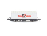 Märklin Spur Z 8616 Güterwagen Containerwagen "Sealand" grau 1:220