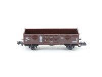 VEB Prefo Spur N 5454610/384/0017 offener Güterwagen Hochbordwagen dunkelbraun