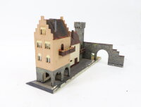 Faller H0 Gebäude Altstadtmauer mit Tor Turm und Gebäuden