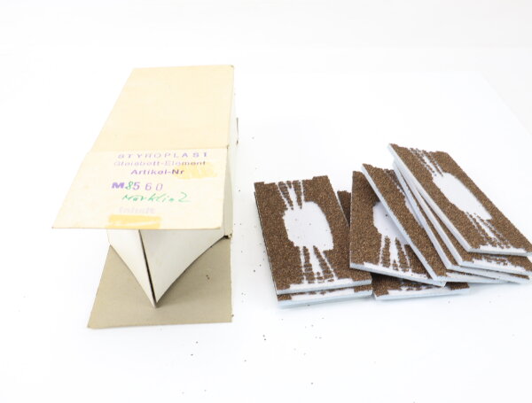 Merkur Z M-560 Landschaftsbau Styroplast Gleisbett-Element 9 St. Kreuzung OVP